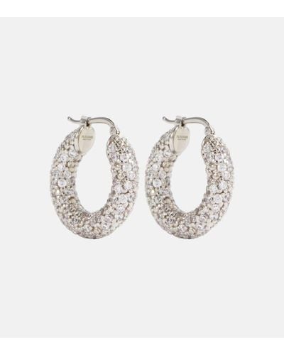 Jil Sander Crystal-embellished Earrings - Metallic