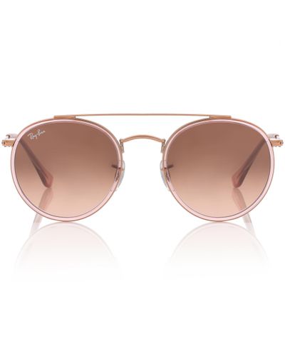 Ray-Ban Sonnenbrille Double Round - Pink
