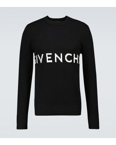 Givenchy Felpa in cotone con logo - Nero