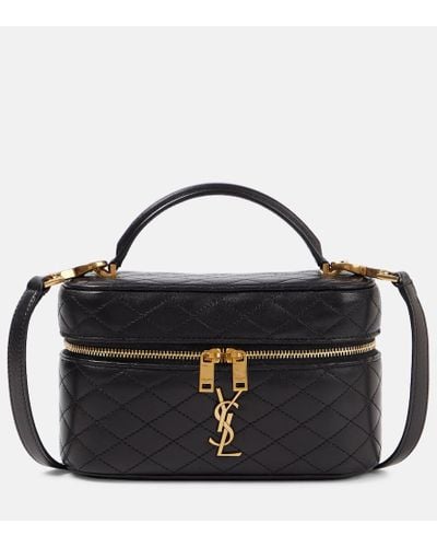 Saint Laurent Gaby Quilted Leather Bag - Black
