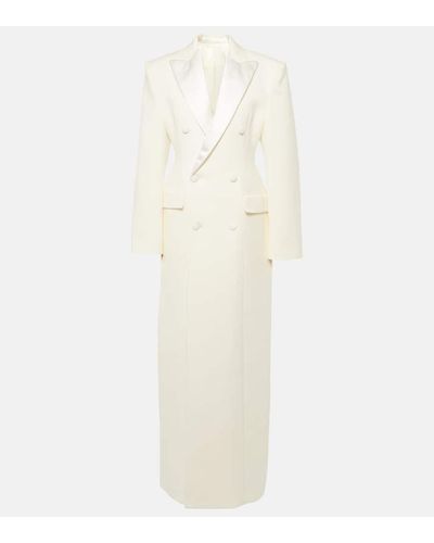 Wardrobe NYC Mantel aus Wolle - Weiß