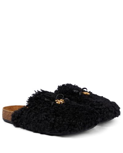 Tory Burch Slippers in shearling - Nero