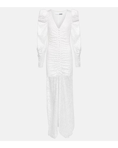 ROTATE BIRGER CHRISTENSEN Novia - vestido largo de encaje - Blanco