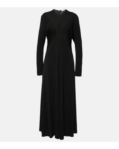 The Row Jersey Maxi Dress - Black
