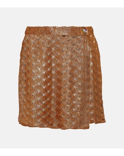 Missoni High-rise Miniskirt - Brown