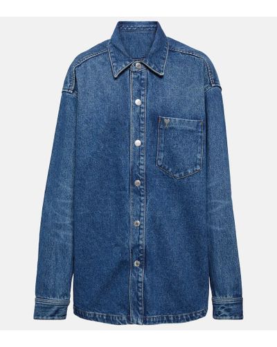 Ami Paris Camicia di jeans - Blu