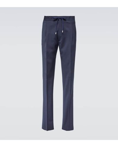 Lardini Pantalones rectos Easy Wear - Azul