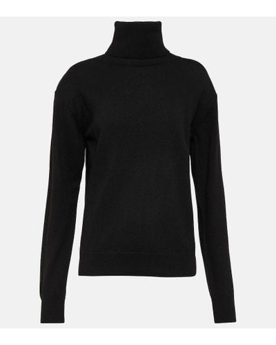 Frankie Shop Ines Wool Turtleneck Sweater - Black