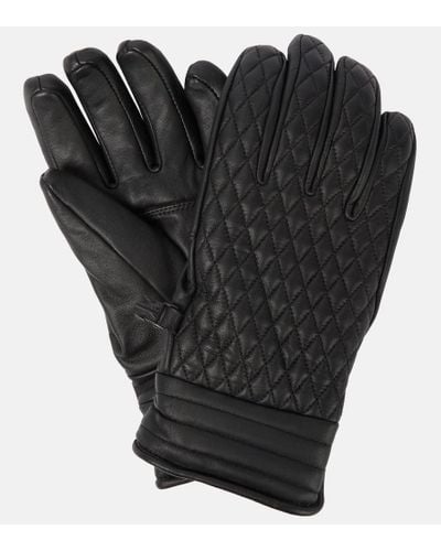 Fusalp Handschuhe Athena aus Leder - Schwarz