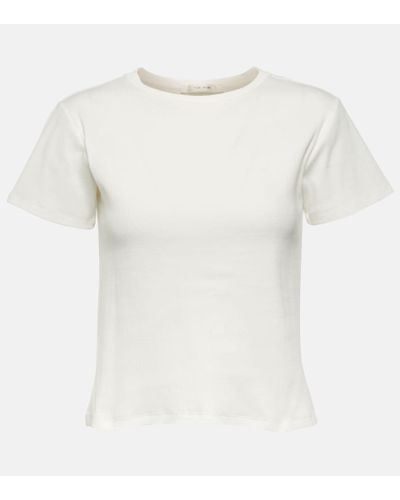 The Row T-Shirt Fedras aus einem Baumwollgemisch - Weiß