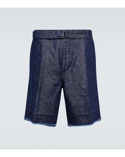 Lanvin Denim Bermuda Shorts - Blue
