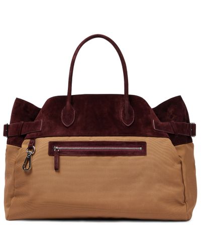 The Row Margaux 17 Inside-out Canvas Tote Bag - Brown