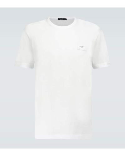 Dolce & Gabbana Essential - T-shirt in cotone - Bianco