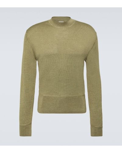 Lemaire Pull en laine melangee - Vert