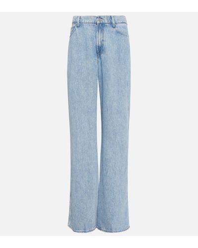 7 For All Mankind Jean ample Lotta - Bleu