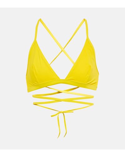 Isabel Marant Solange Bikini Top - Yellow