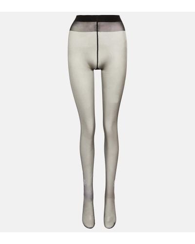 Saint Laurent Strumpfhose Monogram - Mehrfarbig