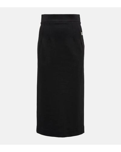 Dolce & Gabbana Dg Millennials Pencil Skirt - Black