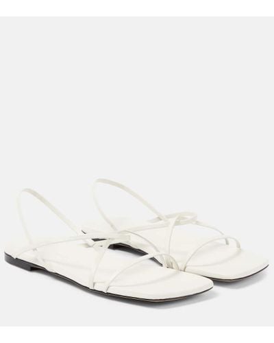 Proenza Schouler Leather Sandals - White
