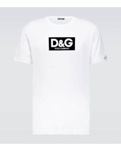 Dolce & Gabbana D&g Logo Re-edition T-shirt - White