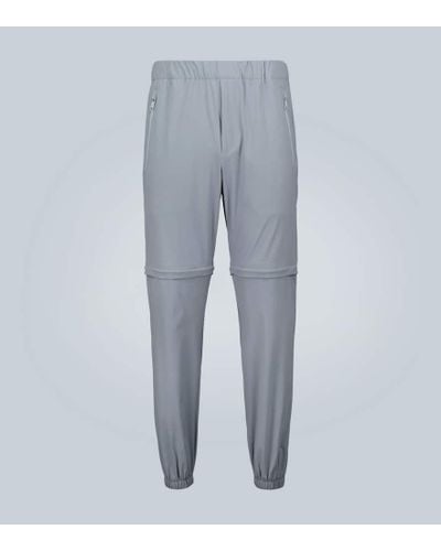 Prada Exclusivo en Mytheresa – Pantalones de tejido técnico - Gris