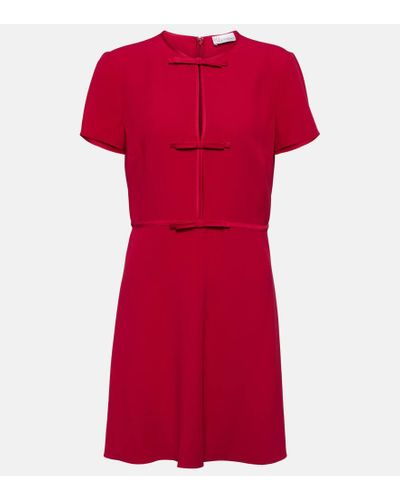 RED Valentino Verziertes Minikleid - Rot