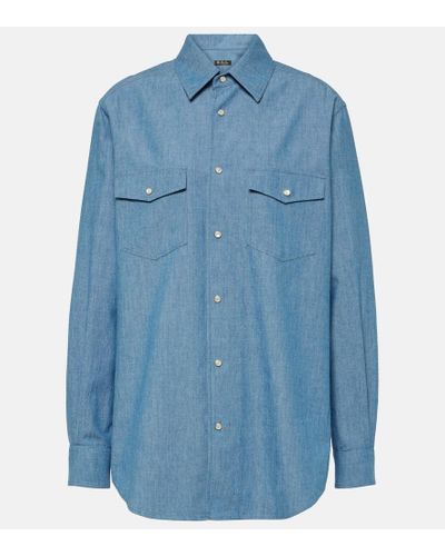 Loro Piana Camisa de denim - Azul