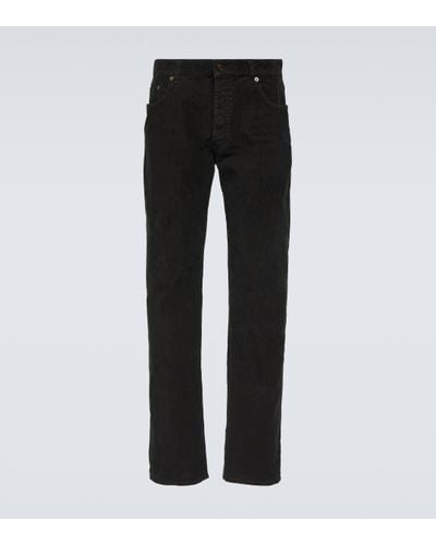 Saint Laurent Low-rise Slim Jeans - Black