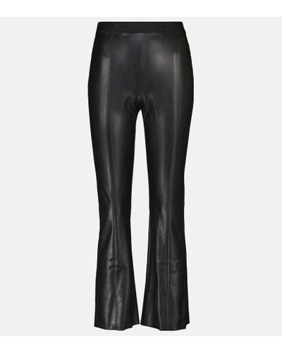 Wolford Jenna Slim Faux Leather Pants - Black