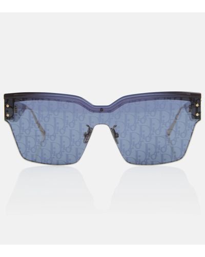 Dior Diorclub M4u Square Shield Sunglasses - Blue