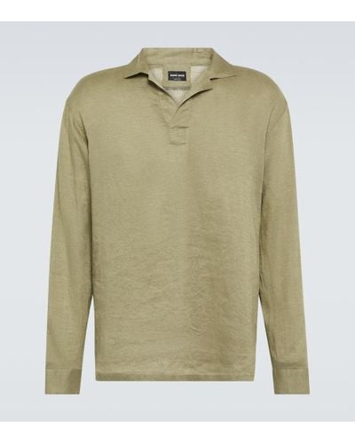 Giorgio Armani Linen Shirt - Green