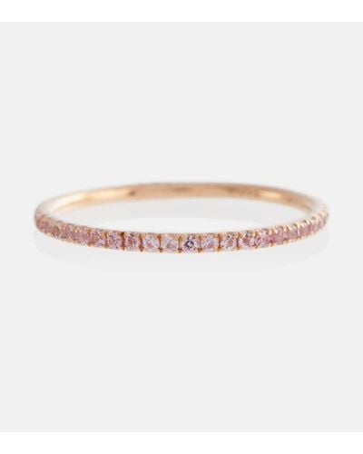 Ileana Makri Thread 18kt Rose Gold And Sapphire Ring - Natural