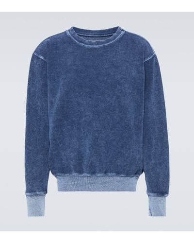 Les Tien Cotton Jersey Sweatshirt - Blue