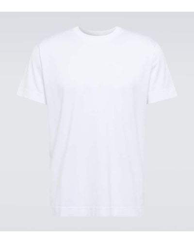 Givenchy Besticktes T-Shirt aus Baumwoll-Jersey - Weiß