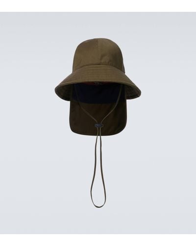 Loro Piana Wool-blend Technical Bucket Hat - Black