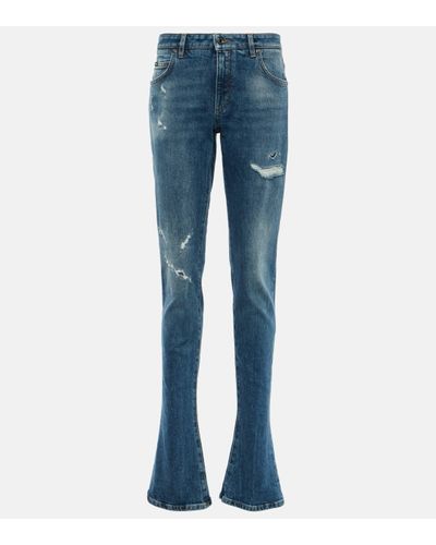 Dolce & Gabbana High-rise Flared Jeans - Blue