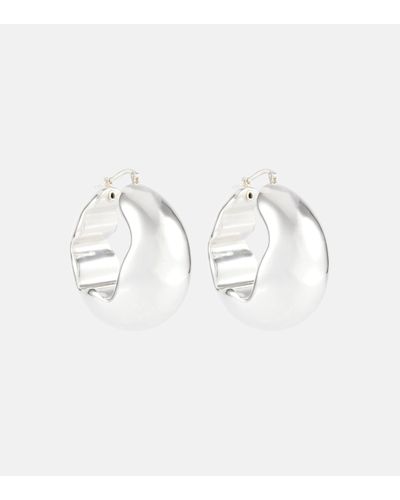 Jil Sander Boucles d'oreilles en argent - Métallisé