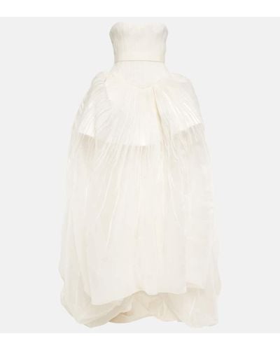 Danielle Frankel Bridal Emory Silk Organza Gown - White