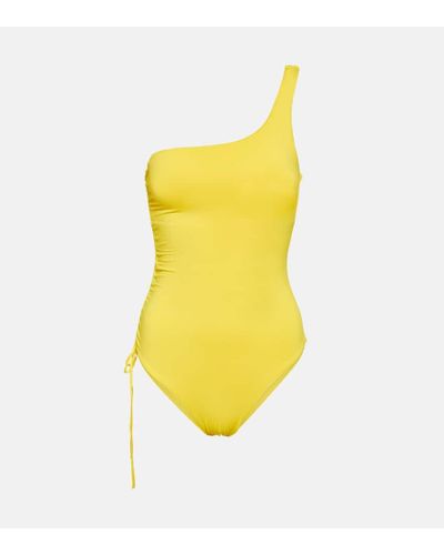 Melissa Odabash Costume intero monospalla Bodrum - Giallo