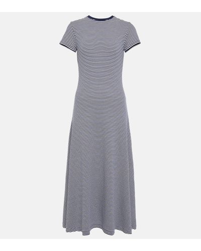 Polo Ralph Lauren Striped T-shirt Dress - Grey