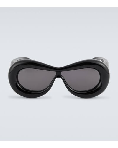Loewe Inflated Mask Sunglasses - Brown