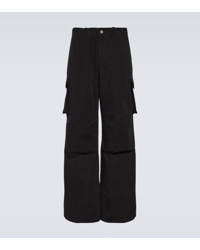 Our Legacy Mount Cotton Cargo Trousers - Black