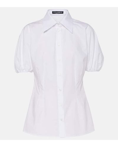 Dolce & Gabbana Hemd aus Baumwolle - Weiß