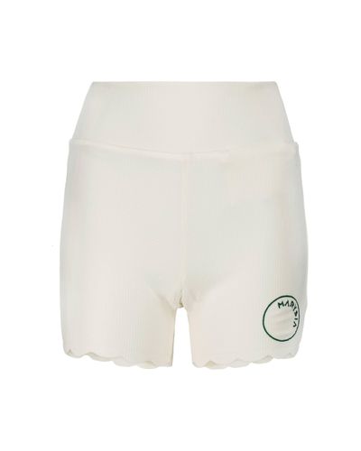 Marysia Swim Billy Jean Technical Jersey Shorts - White
