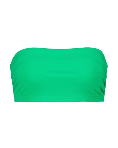 Karla Colletto Basics Bandeau Bikini Top - Green