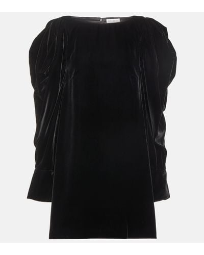 Nina Ricci Robe en velours - Noir