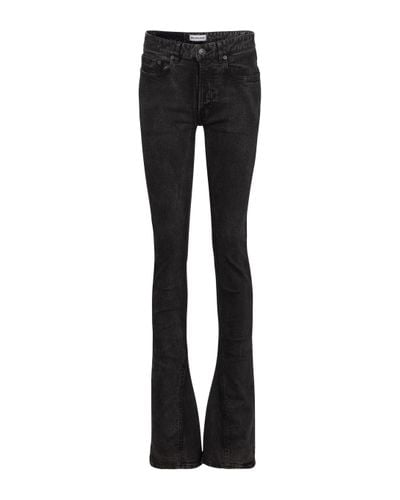 Balenciaga Jeans skinny kick-flare tiro medio - Multicolor