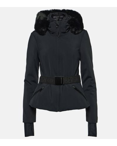 Goldbergh Hida Faux Fur-trimmed Ski Jacket - Black