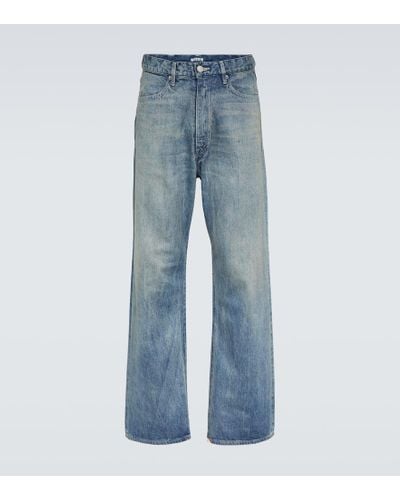 AURALEE Jeans anchos - Azul