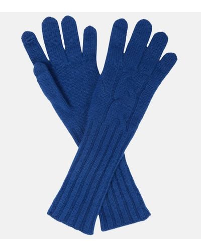 Loro Piana Cashmere Gloves - Blue